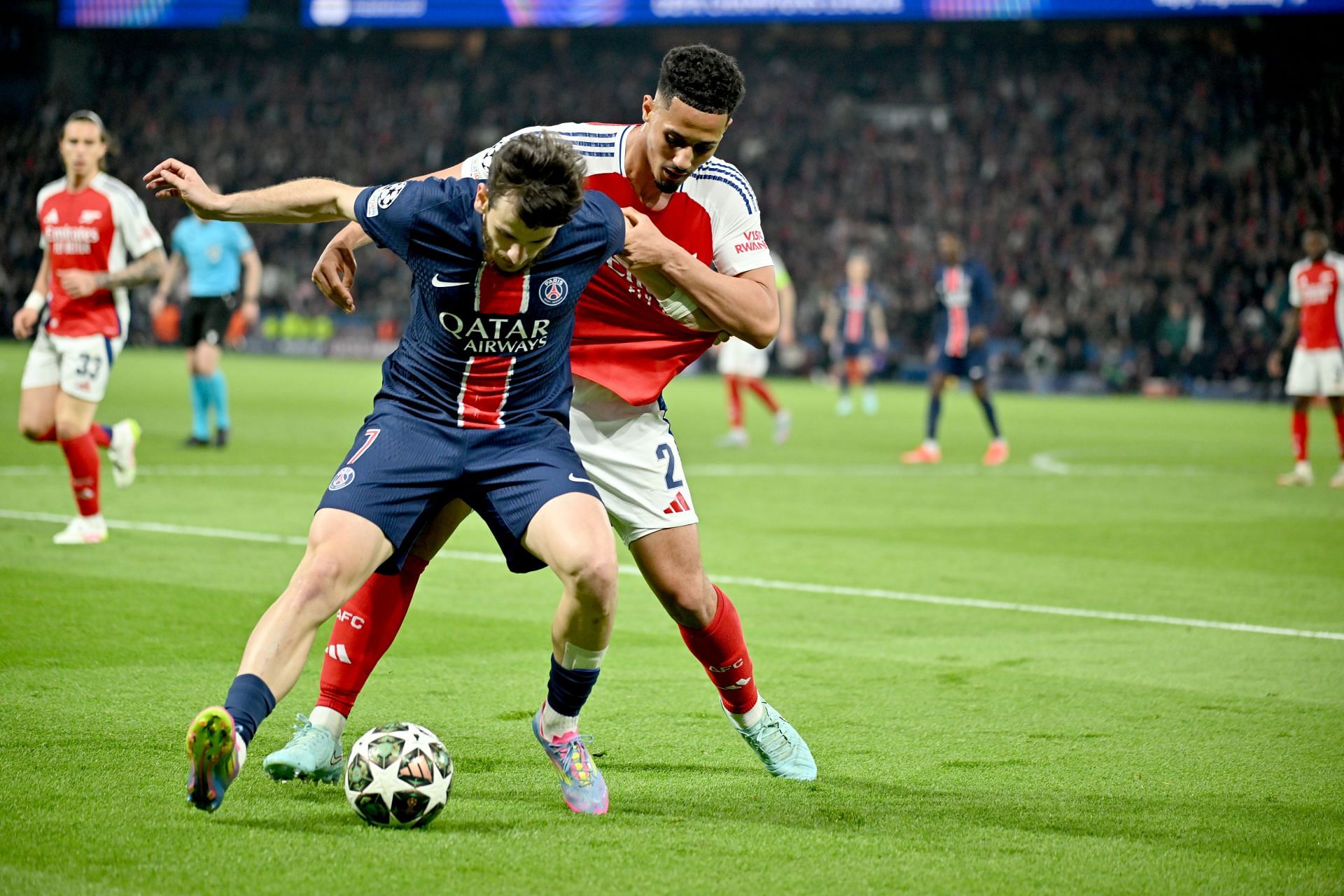 Paris Saint-Germain v Arsenal FC - UEFA Champions League 2024-25 Semi Final Second Leg - Source: Getty